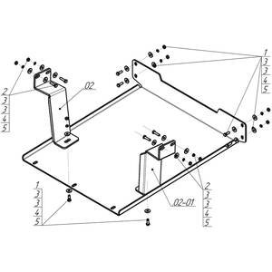 Защита Радиатор Kamaz 65115 ( 2007- ) г. арт: 27705 photo3 Интернет магазин Автоаксессуаров Защита картера, МКПП, АКПП, РК, ТБ (Мотодор)