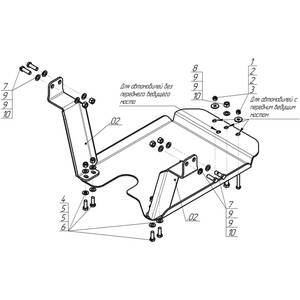 Защита Двигатель Mercedes-benz Arocs ( 2020- ) г. арт: 21225 photo3 Интернет магазин Автоаксессуаров Защита картера, МКПП, АКПП, РК, ТБ (Мотодор)
