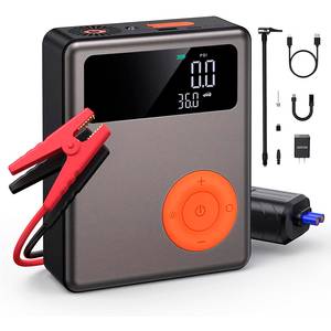 Кликните для увеличения изображения Пусковое устройство Jump Starter 2 в 1 с компрессором RedPower DKMF139
