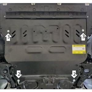 Защита Двигатель, Коробка переключения передач Gac GS5 ( 2019- ) г. арт: 77801 photo1 Интернет магазин Автоаксессуаров Защита картера, МКПП, АКПП, РК, ТБ (Мотодор)