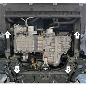 Защита Двигатель, Коробка переключения передач Gac GS5 ( 2019- ) г. арт: 77801 photo2 Интернет магазин Автоаксессуаров Защита картера, МКПП, АКПП, РК, ТБ (Мотодор)