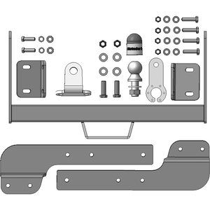 Кликните для увеличения изображения Фаркоп Ford Transit 2013- г. ( фургон ) арт: 90709-FE