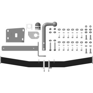 Фаркоп Volkswagen Teramont 2018-2024 г. ( Внедорожник ) арт: 92708-A photo3 Интернет магазин Автоаксессуаров Фаркопы, Тягово-сцепное устройство (ТСУ) (Мотодор)