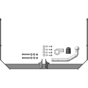 Фаркоп Ford Focus 2008-2010 г. ( Седан ) арт: F101A photo3 Интернет магазин Автоаксессуаров Фаркопы, Тягово-сцепное устройство (ТСУ) (Мотодор)