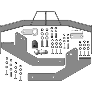Фаркоп Gaz Gazelle Next 2013- г. ( фургон ) арт: G101FE photo3 Интернет магазин Автоаксессуаров Фаркопы, Тягово-сцепное устройство (ТСУ) (Мотодор)