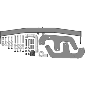 Фаркоп Renault Sandero Stepway 2009-2014 г. ( Хэтчбек ) арт: R104A photo3 Интернет магазин Автоаксессуаров Фаркопы, Тягово-сцепное устройство (ТСУ) (Мотодор)