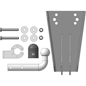 Фаркоп UAZ 2206 1965- г. ( Автобус ) арт: U102A photo3 Интернет магазин Автоаксессуаров Фаркопы, Тягово-сцепное устройство (ТСУ) (Мотодор)
