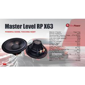 Комплект акустики RedPower X63 Expert photo1 Интернет магазин Автоаксессуаров Автоаксессуары для RedPower, автозвук, акустика