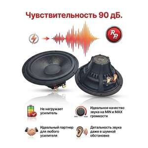 НЧ динамики RedPower X63 Expert photo2 Интернет магазин Автоаксессуаров Автоаксессуары для RedPower, автозвук, акустика