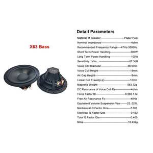 Комплект акустики RedPower X63 Expert photo5 Интернет магазин Автоаксессуаров Автоаксессуары для RedPower, автозвук, акустика