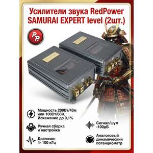 photo Усилители звука RedPower SAMURAI EXPERT level 1x200 Вт (2шт.)