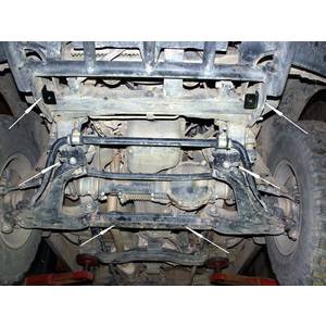 Кликните для увеличения изображения Защита картера - MITSUBISHI L200 (1996 - 2005 ) г. ( арт: 14.0636 )