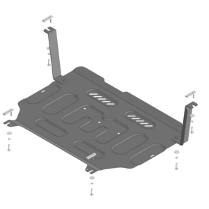 Кликните для увеличения изображения Защита Двигатель, Коробка переключения передач Belgee S50 ( 2024- ) г. арт: 74204