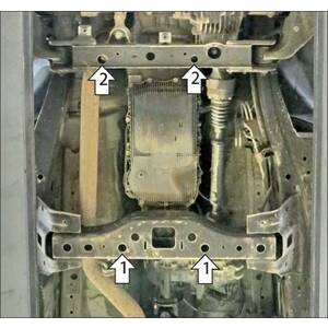 Защита Коробка переключения передач Great Wall Poer ( 2021- ) г. арт: 73115