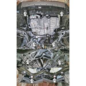 Защита Двигатель, Коробка переключения передач Haval H3 ( 2024- ) г. арт: 73108 photo2 Интернет магазин Автоаксессуаров Защита картера, МКПП, АКПП, РК, ТБ (Мотодор)