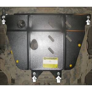 Защита Двигатель, Коробка переключения передач Honda Crossroad ( 2007-2010 ) г. арт: 70812 photo1 Интернет магазин Автоаксессуаров Защита картера, МКПП, АКПП, РК, ТБ (Мотодор)