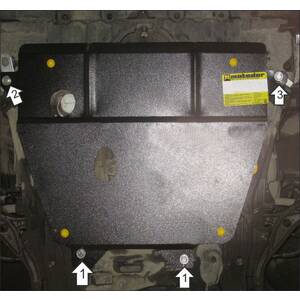 Защита Двигатель, Коробка переключения передач Honda Stream ( 2005-2014 ) г. арт: 70811 photo1 Интернет магазин Автоаксессуаров Защита картера, МКПП, АКПП, РК, ТБ (Мотодор)