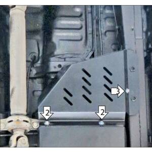 Кликните для увеличения изображения Защита Топливный фильтр Jac T6 ( 2019- ) г. арт: 78307