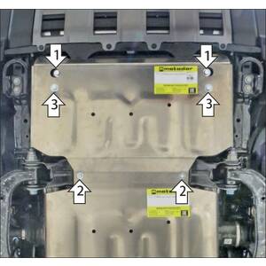 Защита Радиатор Toyota Land Cruiser Prado 250 ( 2023-н.в. ) г. арт: 32531 photo1 Интернет магазин Автоаксессуаров Защита картера, МКПП, АКПП, РК, ТБ (Мотодор)