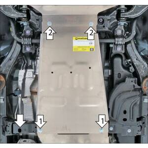 Защита КПП Toyota Land Cruiser Prado 250 ( 2023-н.в. ) г. арт: 32535 photo1 Интернет магазин Автоаксессуаров Защита картера, МКПП, АКПП, РК, ТБ (Мотодор)