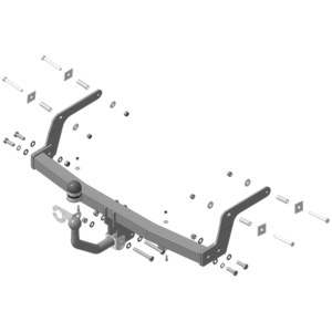 Кликните для увеличения изображения Фаркоп Lada X-Ray 2016-2022 г. ( Хэтчбек ) арт: 92107-A