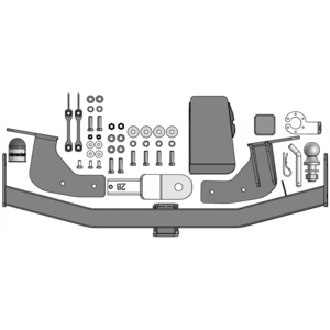 Кликните для увеличения изображения Фаркоп Changan Cs95 2023- г. ( универсал ) арт: 97208-E