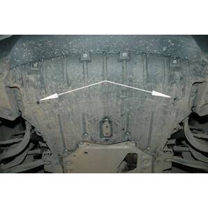 Защита картера - BMW X 5 (2007 - 2014) г. ( арт: 03.1743 )