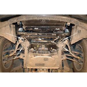 Защита картера - BMW X 3 (2006 - 2010) г. ( арт: 03.1416 )