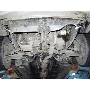 Защита картера и КПП - HYUNDAI Sonata (1993 - 1998) г. ( арт: 10.0053 ) photo1 Интернет магазин Автоаксессуаров Защита Картера, МКПП, АКПП, РК (Шериф)