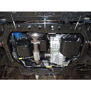 Защита картера и КПП - HYUNDAI Accent (2006 - 2010) г. ( арт: 10.1015 ) photo1 Интернет магазин Автоаксессуаров Защита Картера, МКПП, АКПП, РК (Шериф)