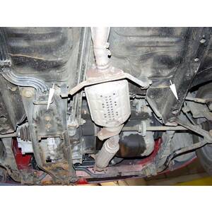 Защита картера и КПП - KIA Rio (2000 - 2005) г. ( арт: 11.0289 )