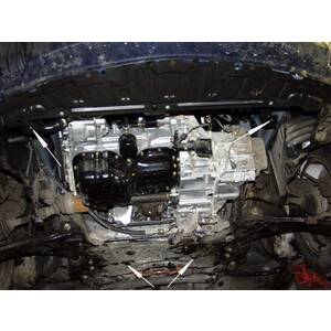 Кликните для увеличения изображения Защита картера и КПП - MAZDA 3 MPS (2006 - 2009) г. ( арт: 12.1321 mz )