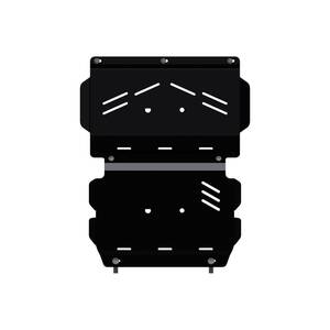 Кликните для увеличения изображения Защита картера и радиатора - MITSUBISHI Challenger (2008 - 2015) г. ( арт: 14.1143 V1 )