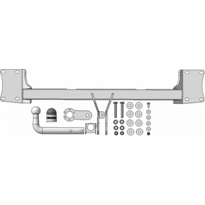 Кликните для увеличения изображения Фаркоп BMW X5 (e70) 2010-2013 г. ( универсал ) арт: 90205-A