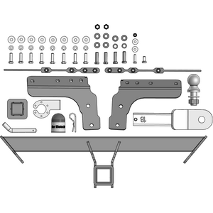Кликните для увеличения изображения Фаркоп Exeed RX 2023- г. ( Хэтчбек ) арт: 99016-E