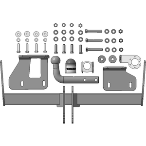 Фаркоп Honda CR-V IV 2012-2016 г. ( Внедорожник ) арт: 90804-A photo3 Интернет магазин Автоаксессуаров Фаркопы, Тягово-сцепное устройство (ТСУ) (Мотодор)