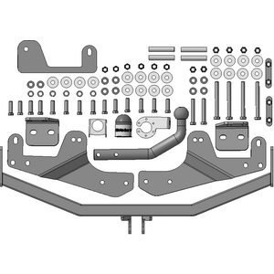Фаркоп Hyundai H-1/ Starex/ Grand Starex 2008-2022 г. ( Вэн ) арт: 90912-A photo3 Интернет магазин Автоаксессуаров Фаркопы, Тягово-сцепное устройство (ТСУ) (Мотодор)