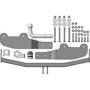 Фаркоп Hyundai Staria 2022- г. ( Вэн ) арт: 90917-A photo3 Интернет магазин Автоаксессуаров Фаркопы, Тягово-сцепное устройство (ТСУ) (Мотодор)
