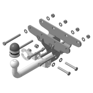 photo Фаркоп Jeep Wrangler III 2007-2018 г. ( Внедорожник ) арт: 95201-A