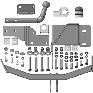 Фаркоп KIA Sorento Prime 2015-2017 г. ( универсал ) арт: 91006-A