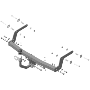 Кликните для увеличения изображения Фаркоп Lada X-Ray Cross 2018-2022 г. ( Хэтчбек ) арт: 92107-A