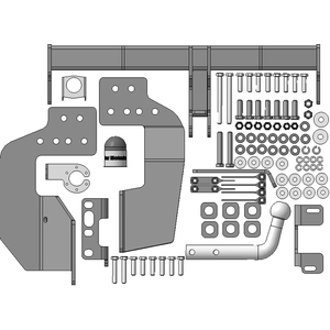 Фаркоп Mitsubishi Outlander III 2012-2015 г. ( универсал ) арт: 91312-A photo3 Интернет магазин Автоаксессуаров Фаркопы, Тягово-сцепное устройство (ТСУ) (Мотодор)