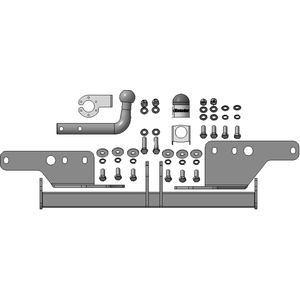 Фаркоп Toyota Corolla 2006-2013 г. ( Седан ) арт: 92514-A photo3 Интернет магазин Автоаксессуаров Фаркопы, Тягово-сцепное устройство (ТСУ) (Мотодор)