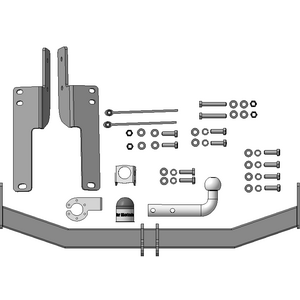 Кликните для увеличения изображения Фаркоп Toyota Land Cruiser Prado 150 2014-2017 г. ( универсал ) арт: 92508-A