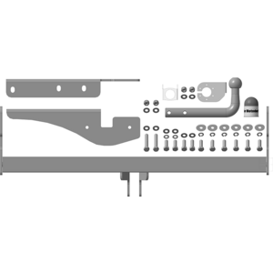 Фаркоп Toyota RAV 4 2010-2013 г. ( универсал ) арт: 92515-A photo3 Интернет магазин Автоаксессуаров Фаркопы, Тягово-сцепное устройство (ТСУ) (Мотодор)