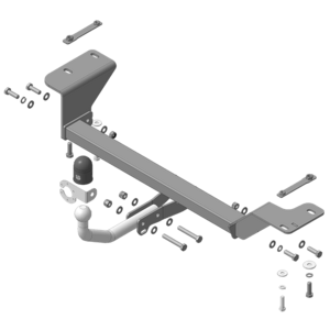 Кликните для увеличения изображения Фаркоп Jac JS4 2021- г. ( универсал ) арт: J101A