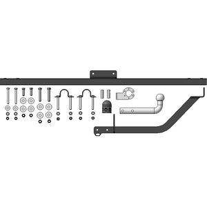 Фаркоп Lada Niva 1976-1994 г. ( Внедорожник ) арт: L105A photo3 Интернет магазин Автоаксессуаров Фаркопы, Тягово-сцепное устройство (ТСУ) (Мотодор)