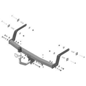 Кликните для увеличения изображения Фаркоп Lada X-Ray 2016-2022 г. ( Хэтчбек ) арт: L103A