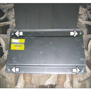 Защита Коробка переключения передач Audi A6 ( 1997-2001 ) г. арт: 00104 photo1 Интернет магазин Автоаксессуаров Защита картера, МКПП, АКПП, РК, ТБ (Мотодор)