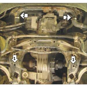 Защита Двигатель Audi A6 ( 1997-2001 ) г. арт: 00113
